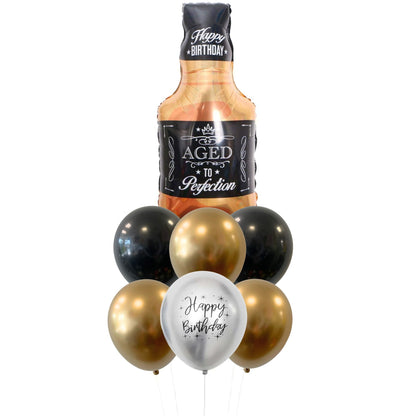 Classic Whiskey Bottle Birthday Bouquet