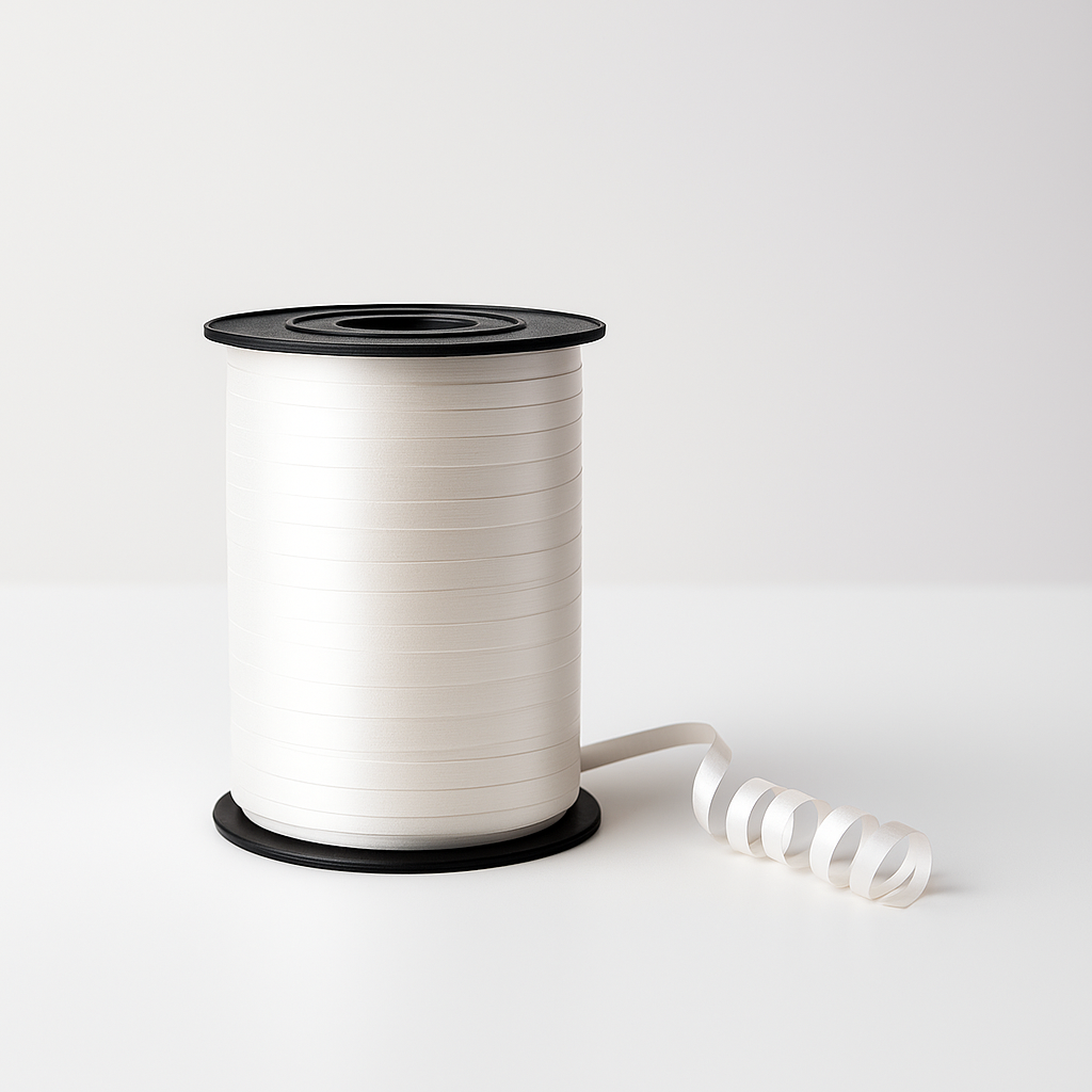 CURLING RIBBON IN SPOOL 500YARD, WHITE