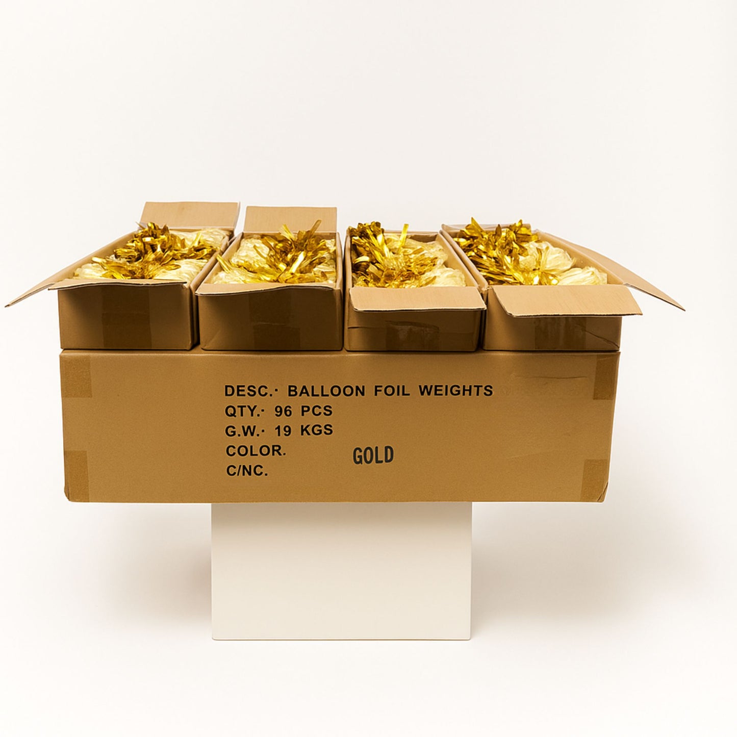Wholesale Gold Foil Balloon Weights (One Case 96PCS)