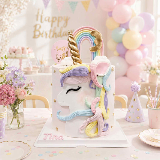 Unicorn Smash Cake