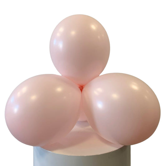 Pastel Pink 11 inch Latex Balloons (100PCS)