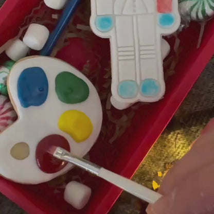 Edible Christmas Canvases Paint your own sugar cookies