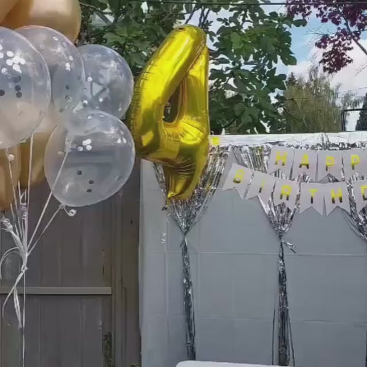 One Up Happy Birthday Decor Party kit all in one 41pcs
