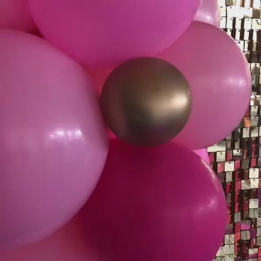 Bling Panel Backdrop with balloons