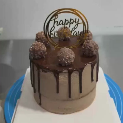 chocolate drip cake
