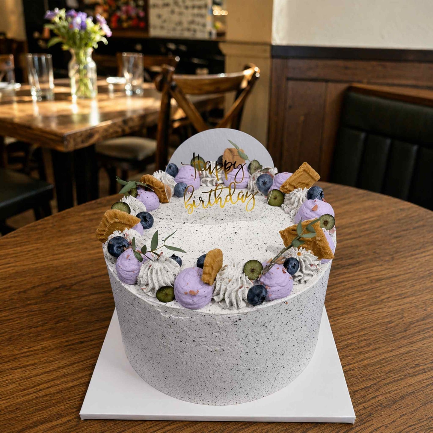 Purple Lilac Blueberry Classic Cake