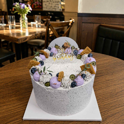 Purple Lilac Blueberry Classic Cake