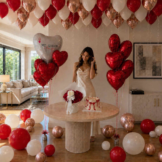 The Red Love Balloon Bouquets