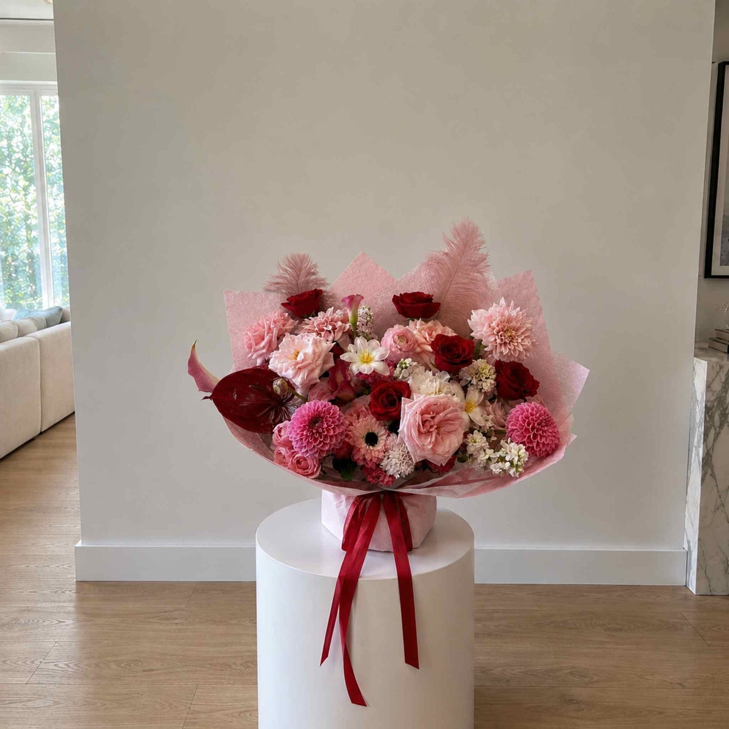 Designer's Choice Red Love Flower Bouquet