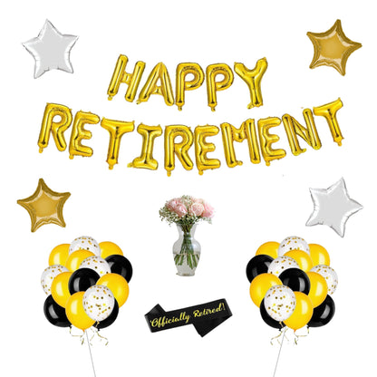 Classic Retirement Decoration Balloon Package