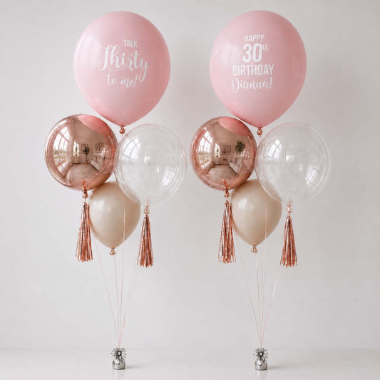Talk Thirty Birthday Balloon Bundles