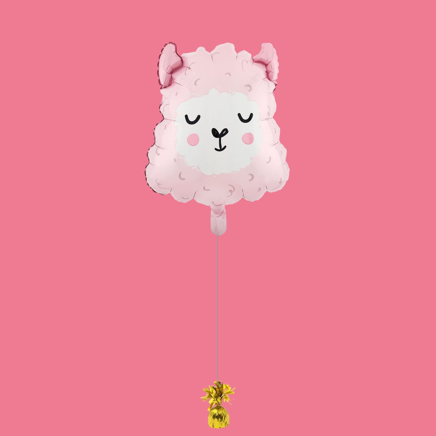 Pastel Pink Sheep Foil Balloon