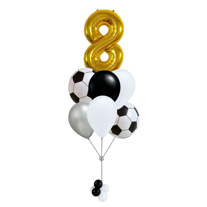 Helium Filled Soccer Ball Orbz Foil Balloon