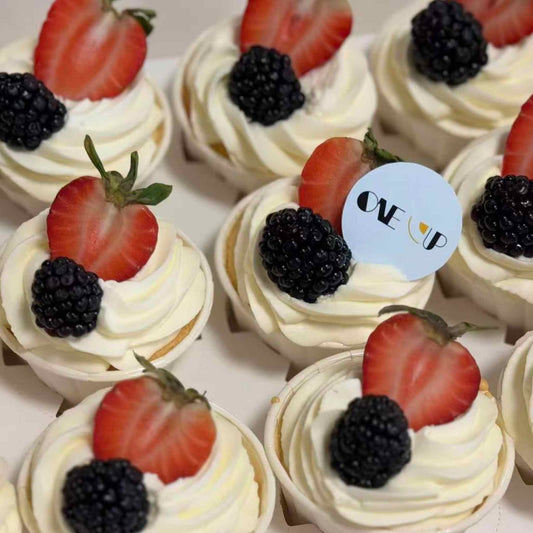Dozen Fresh Fruits Cupcake Set