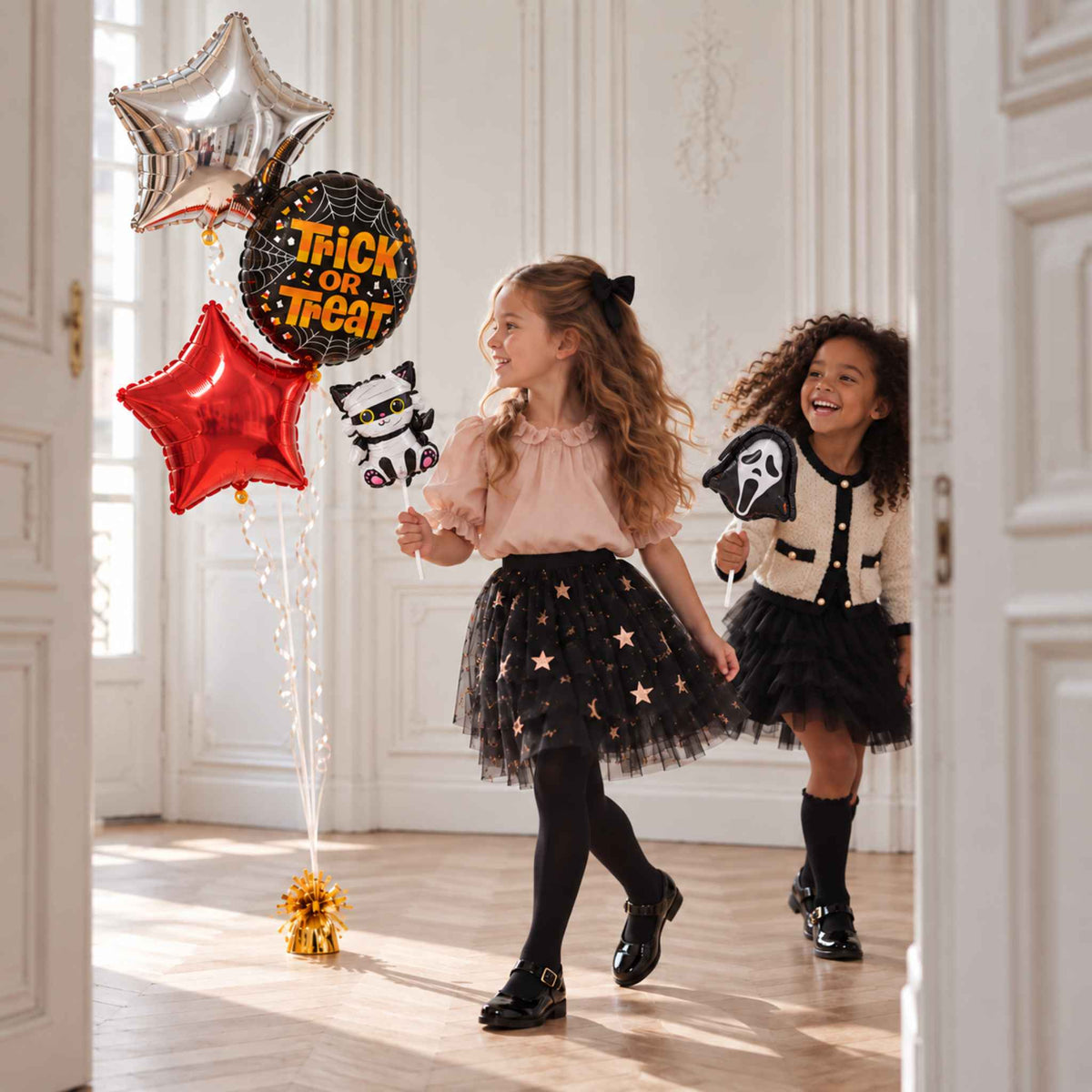 Trick Or Treat Inflated Halloween Balloon Bundle