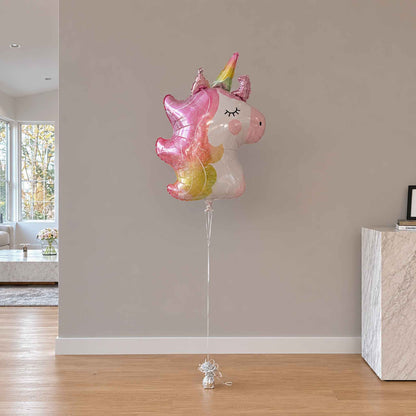 Mini Unicorn Foil Helium Balloon Bouquet