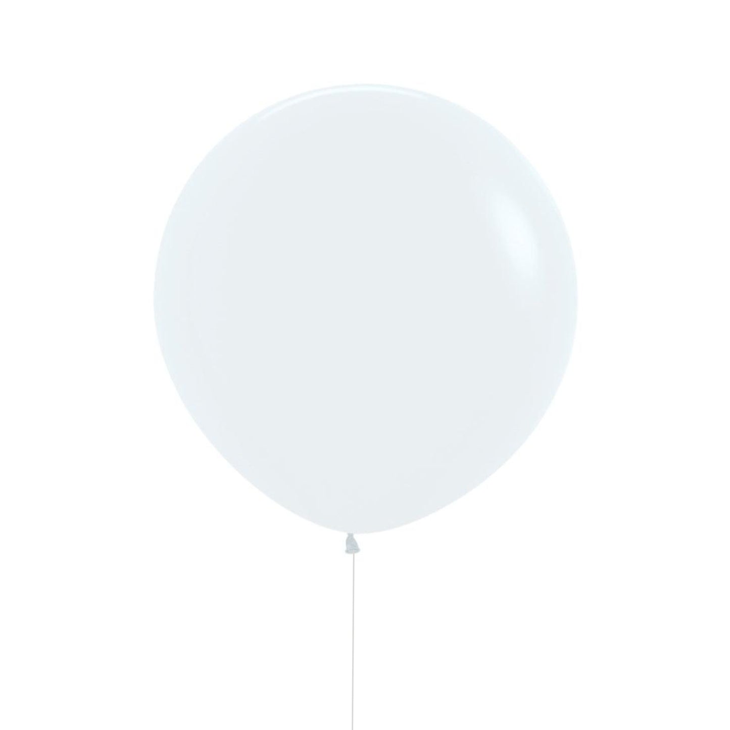 36” Fashion White Jumbo latex balloon helium filled