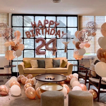 Best birthday celebration rose gold package