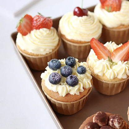 Tropical Fruit Fantasy Cupcake