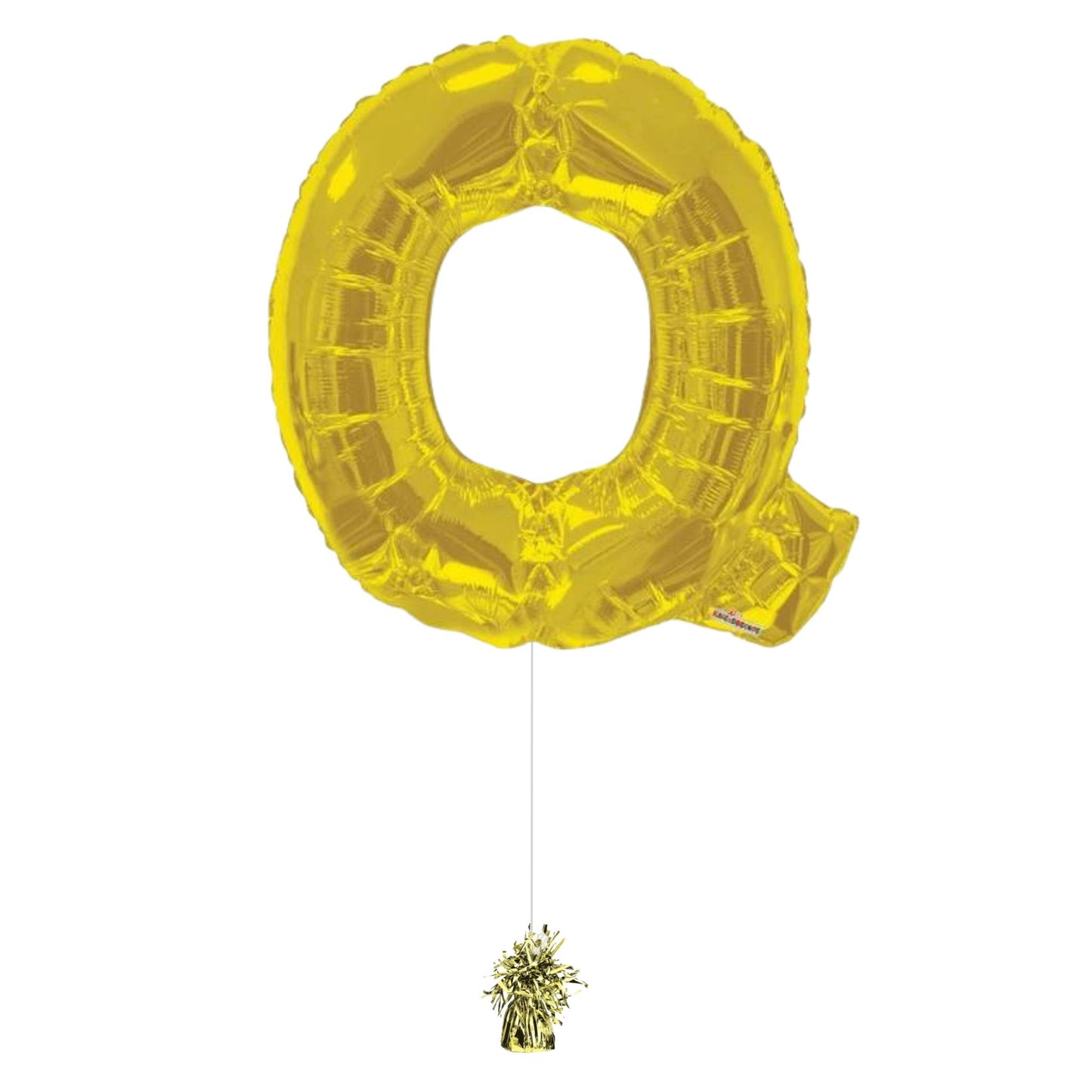 34" Gold Letter Q (Helium Filled)