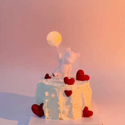 Valentines Bear Love Cake