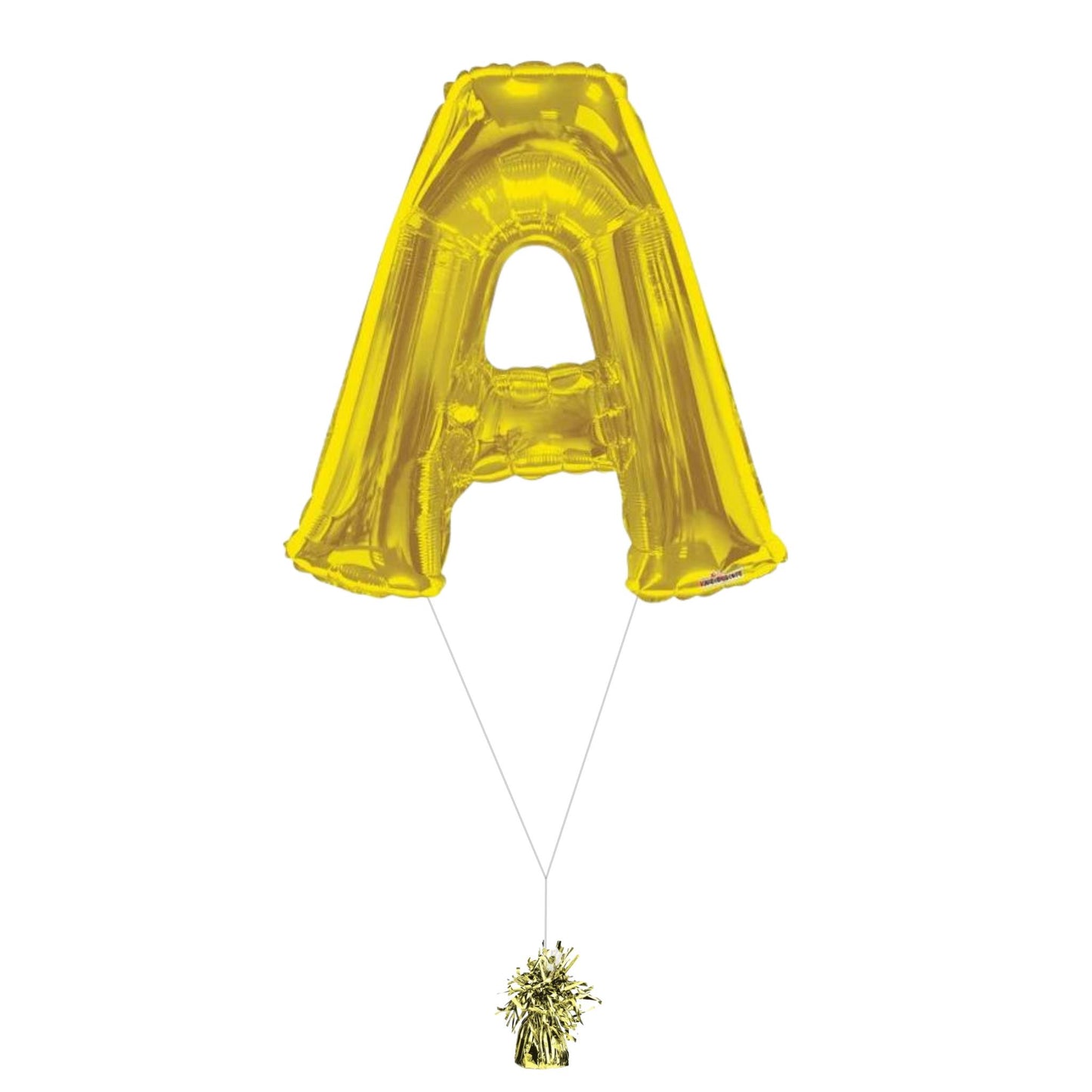 34" Gold Letter A (Helium Filled)