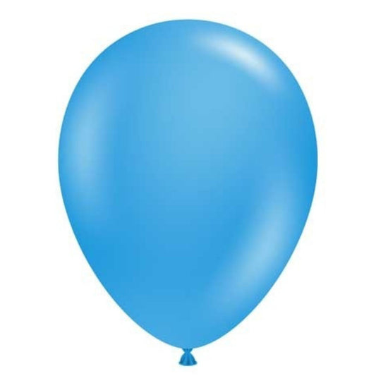 11 inch helium filled Standard Dark Blue latex balloon