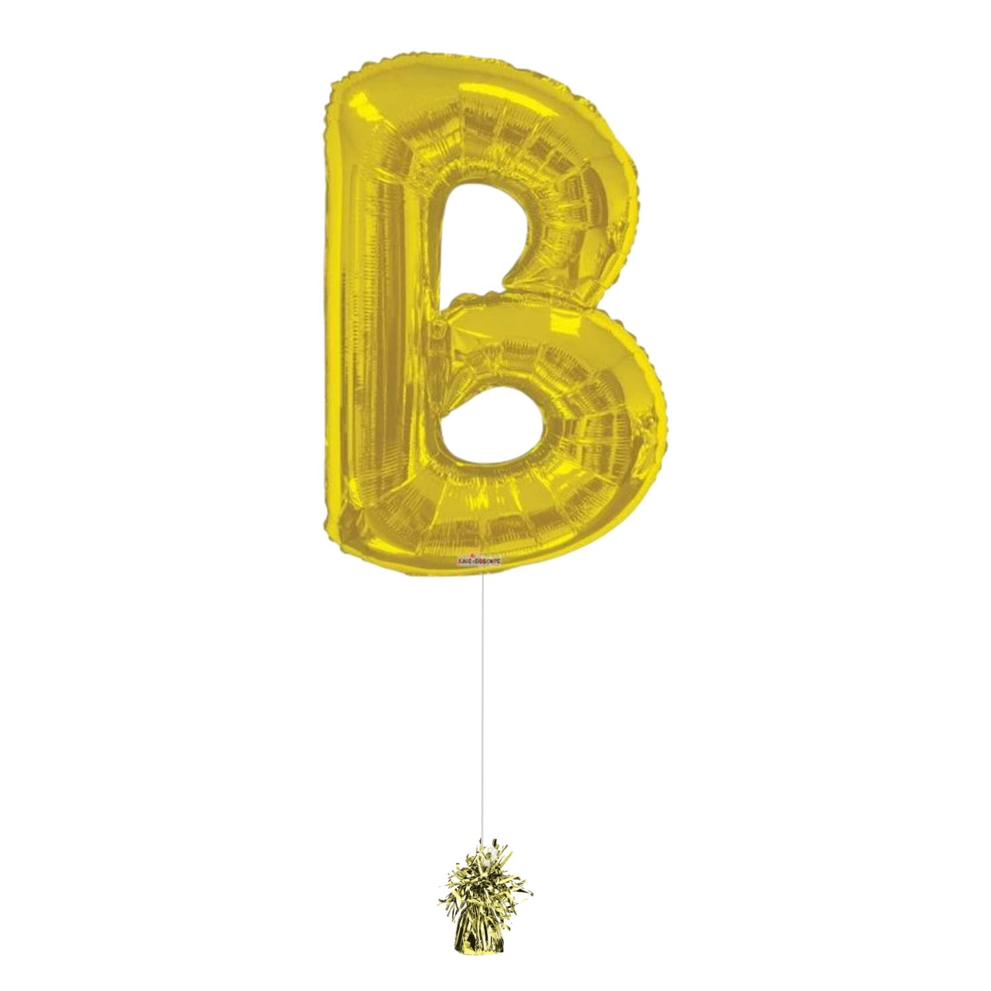 34" Gold Letter B (Helium Filled)