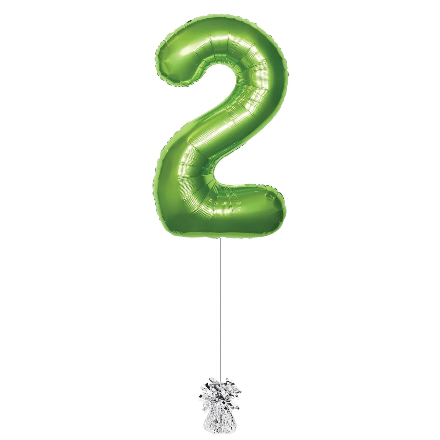 34 inch lime green Jumbo Balloon Number 2