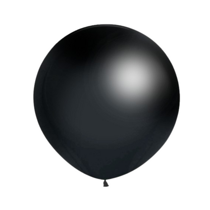 36” Cool Black Helium Jumbo Latex Balloon