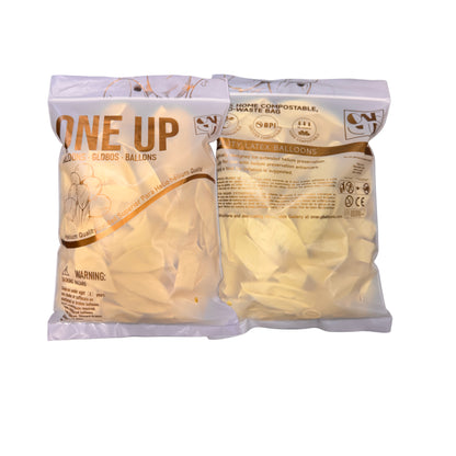 Pastel Yellow 11 inch Latex Balloons (100PCS)