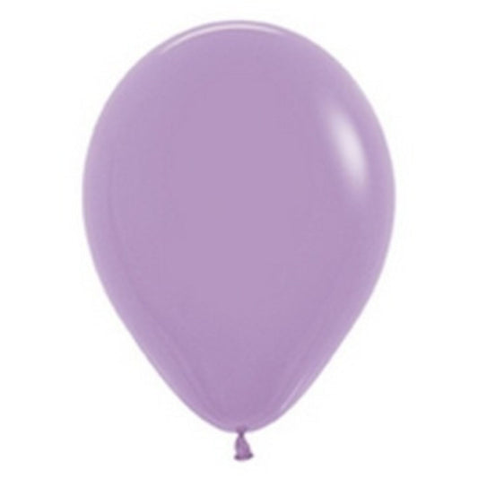11 inch helium filled Pastel Dusk Lavender latex balloon