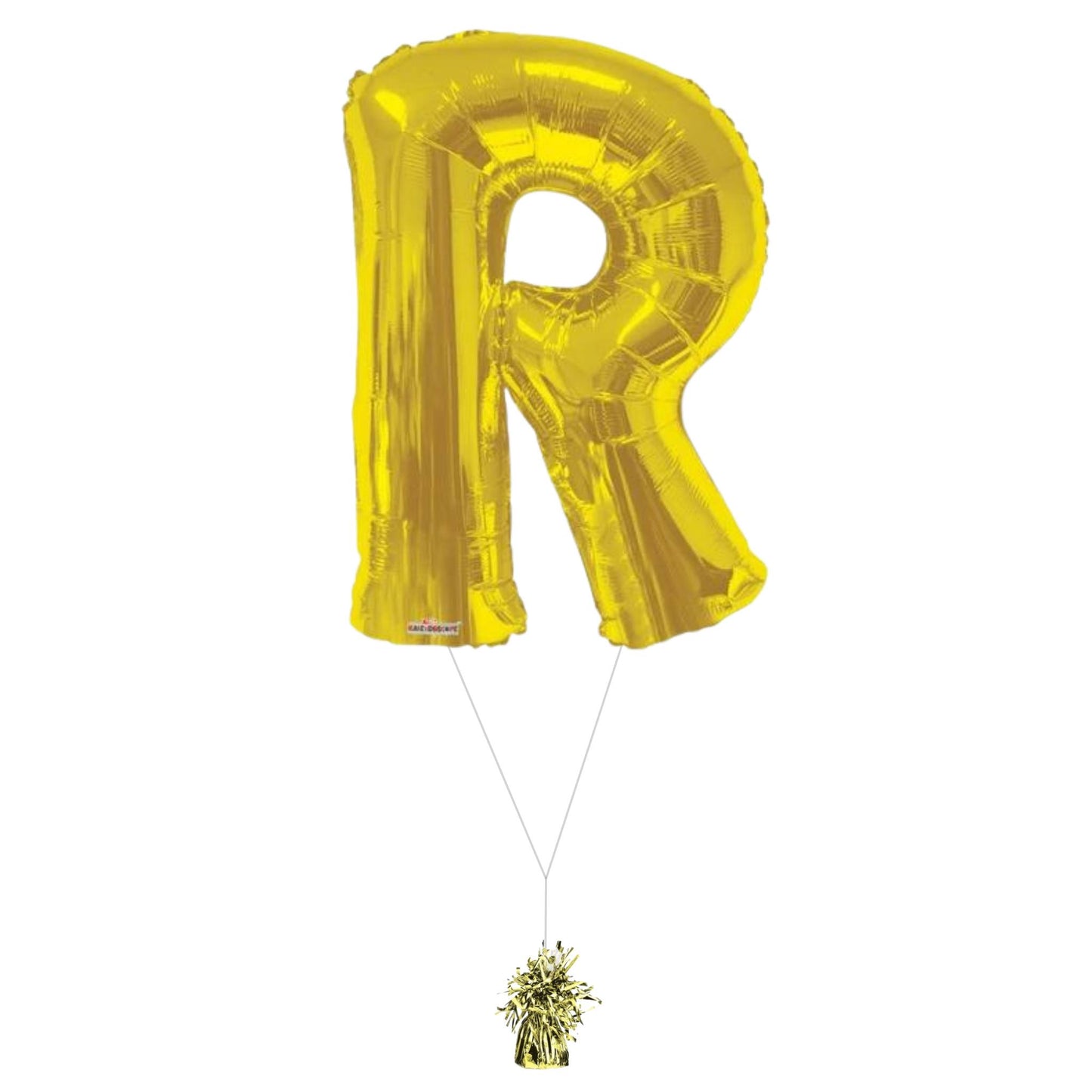 34" Gold Letter R (Helium Filled)