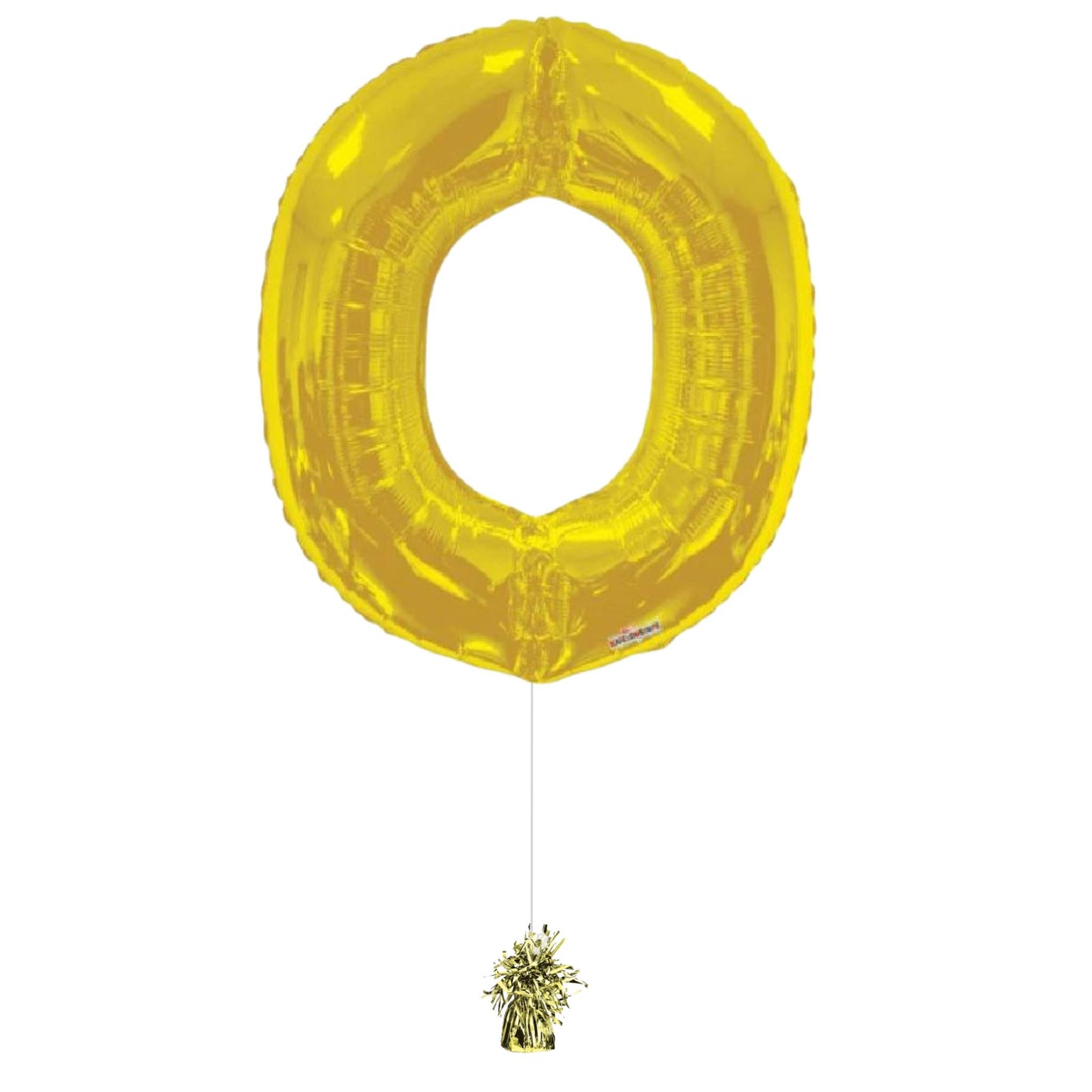 34" Gold Letter O (Helium Filled)