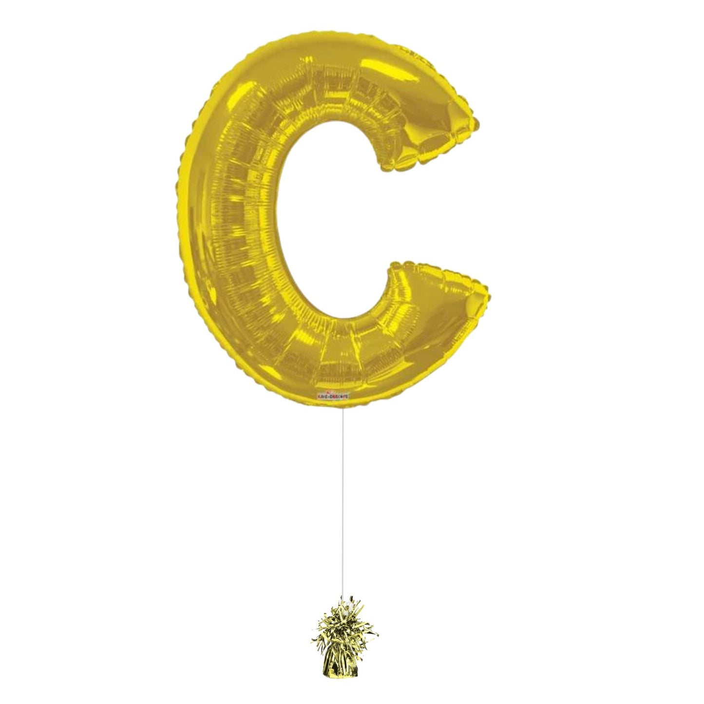 34" Gold Letter C (Helium Filled)