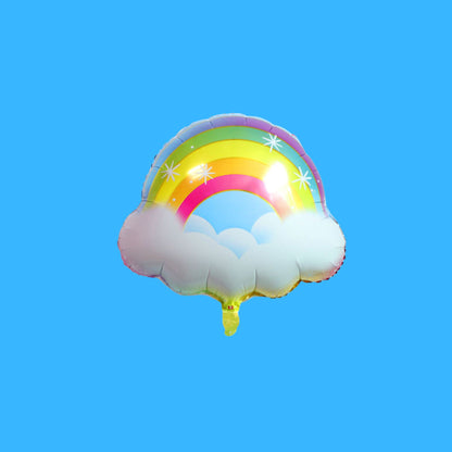 Shine Shine Rainbow Helium Foil Balloon Bouquet