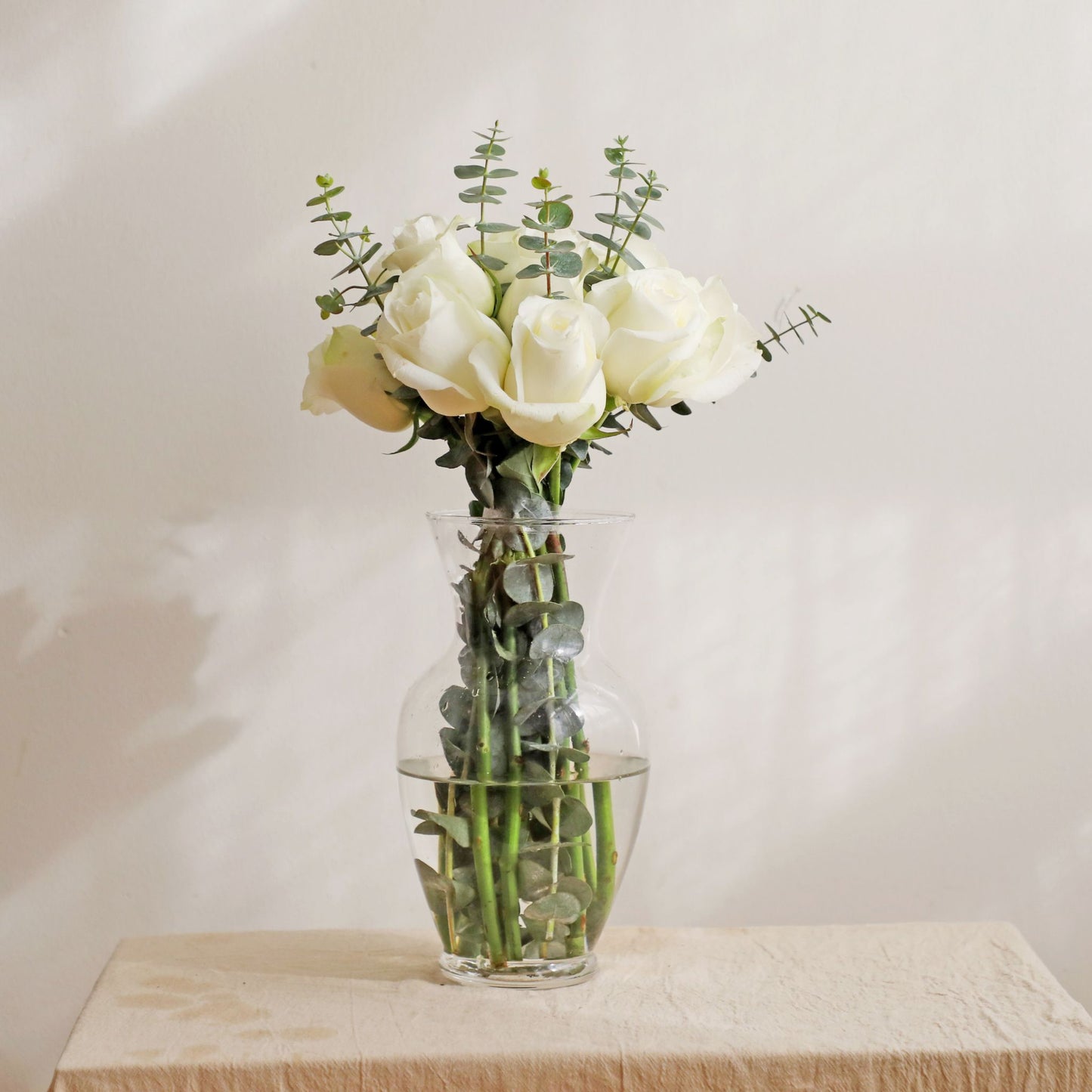 Eucalyptus Breeze Roses