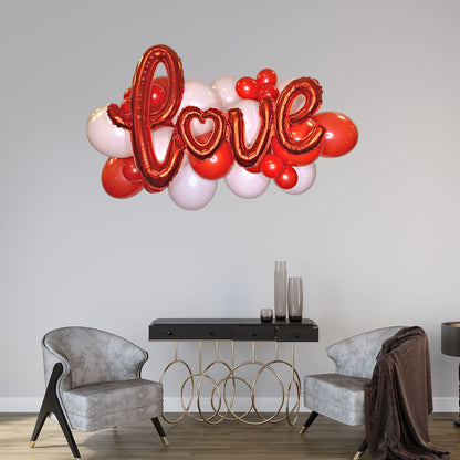 Valentines Love Balloon Garland
