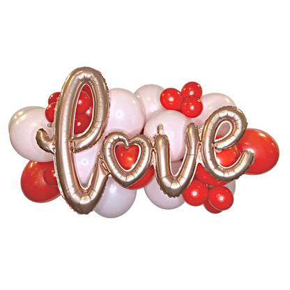 Valentines Love Balloon Garland