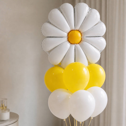 Daisy Flower Balloon Bouquet