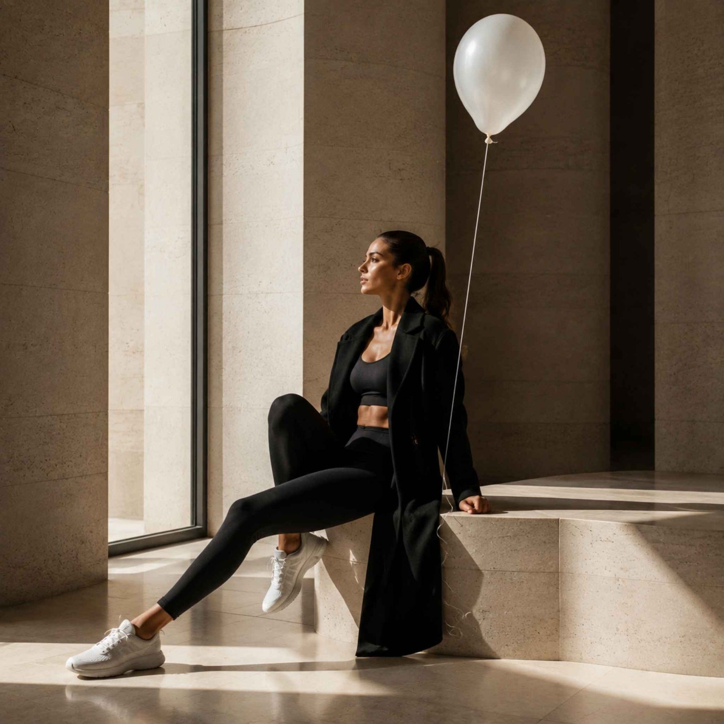 11-Inch White Helium Balloon