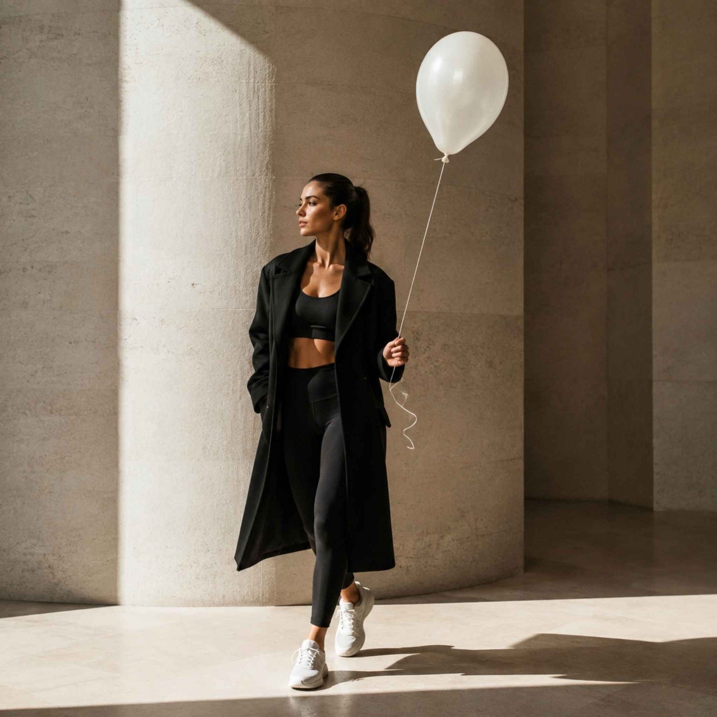 11-Inch White Helium Balloon
