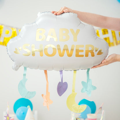 Baby Shower Cloud Fun Foil Balloon Helium Filled Quality