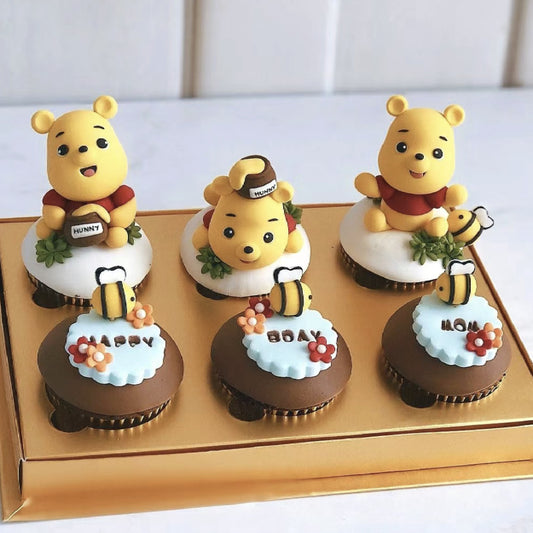 Pooh's Honey Pot Cupcake