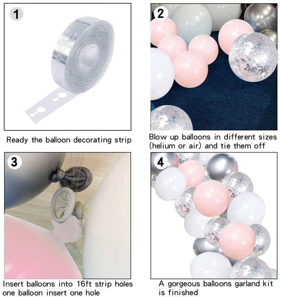 Pink Garden Balloon Garland Kit - ONE UP BALLOONS