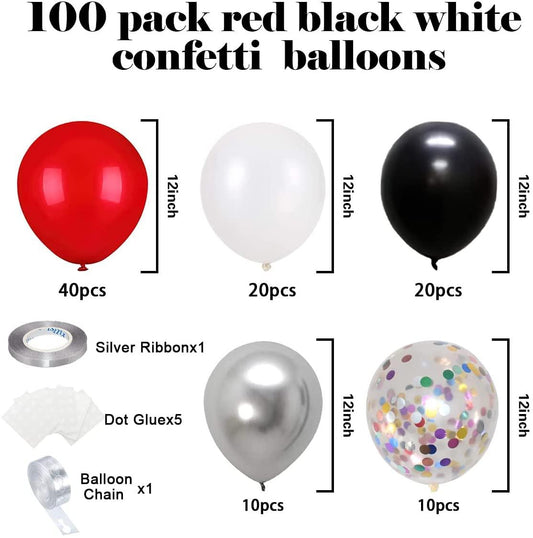 Hot Red Balloon Garland Kit - ONE UP BALLOONS