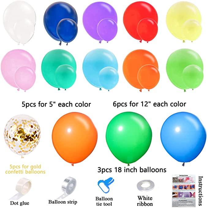 Rainbow Movement Balloon Garland Kit - ONE UP BALLOONS