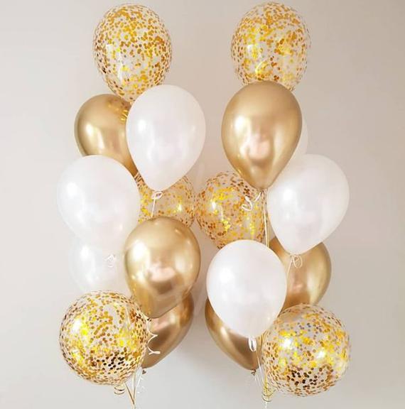 Shine Gold Bouquet Set - ONE UP BALLOONS