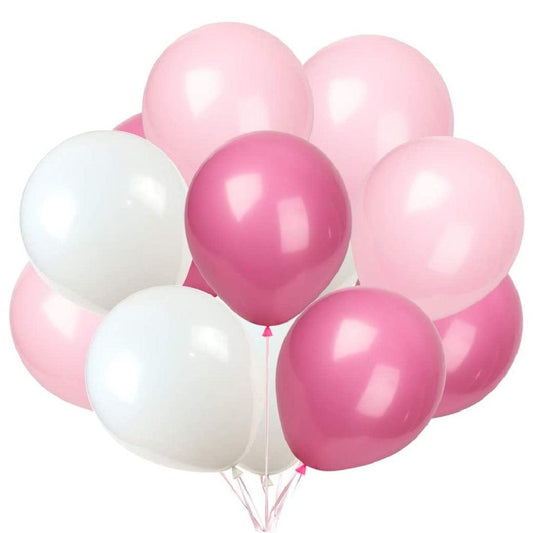 Pretty in pink helium balloon bouquet of  15 - ONE UP BALLOONS