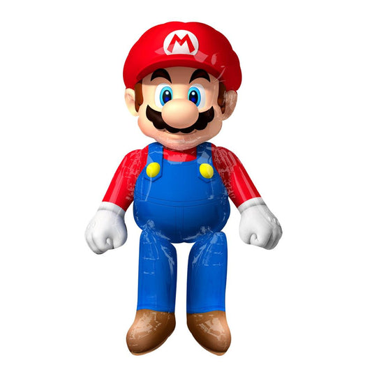 Mario Bros Airwalker Kids Favorite 60 inches - ONE UP BALLOONS